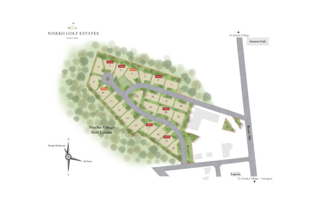 Niseko Golf Estate Color logo Site Plan web 20250829 01